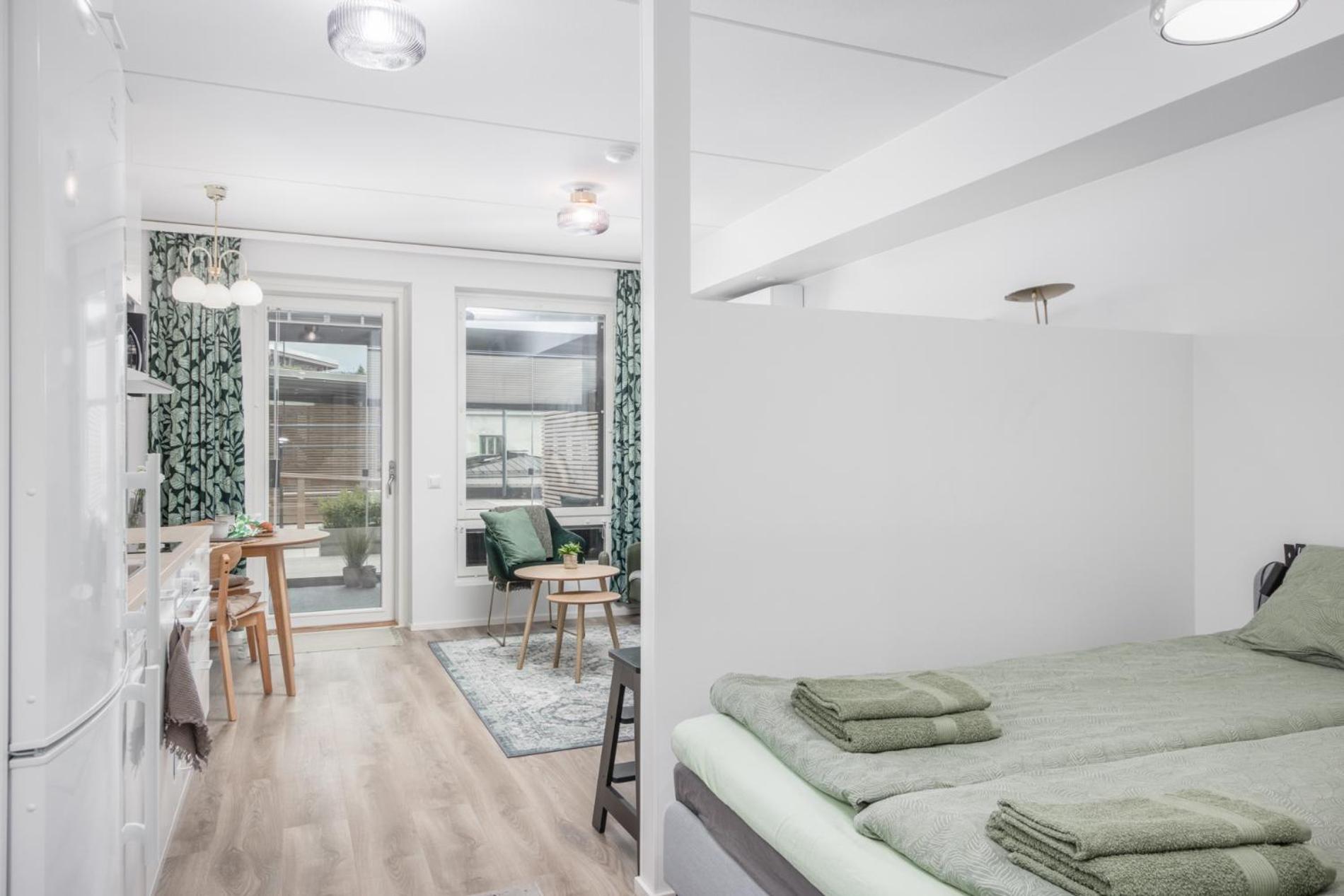 New Studio Apartment With Free Parking Kuopio Dış mekan fotoğraf